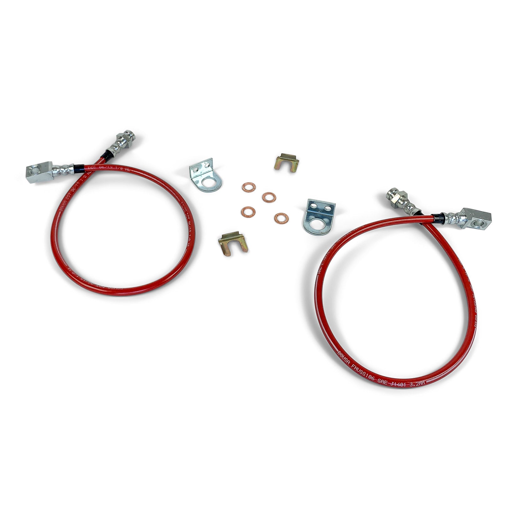 COR-1300102_0-COR Jeep Front Brake Lines 1984-2006 TJ/LJ/XJ/ZJ Clayton Off Road - الصورة 1