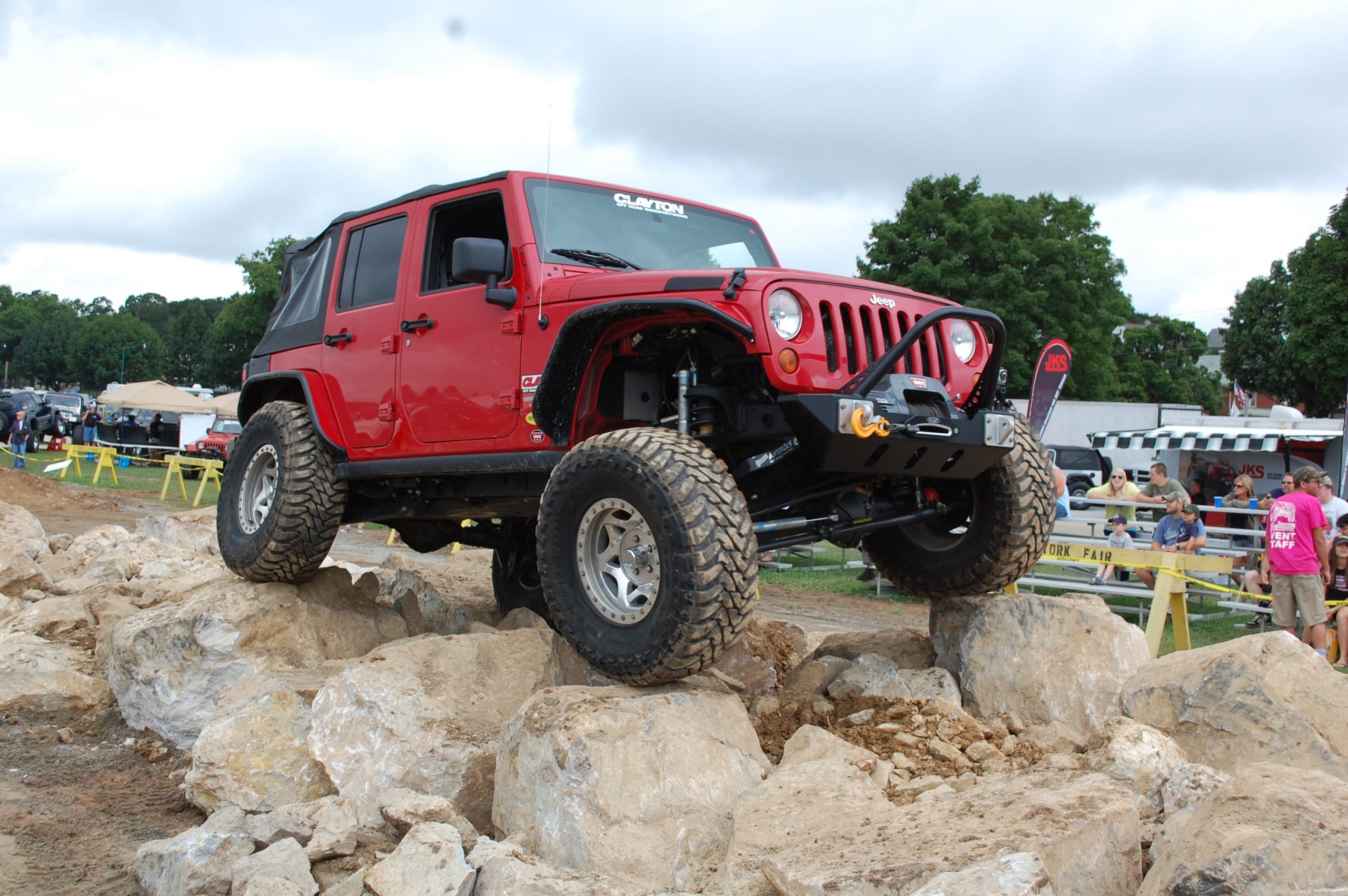 كور-1508451_3-كور Jeep Wrangler 4.5 Inch Rear Coil Springs 2007-2018 JK Clayton Off Road - الصورة 1