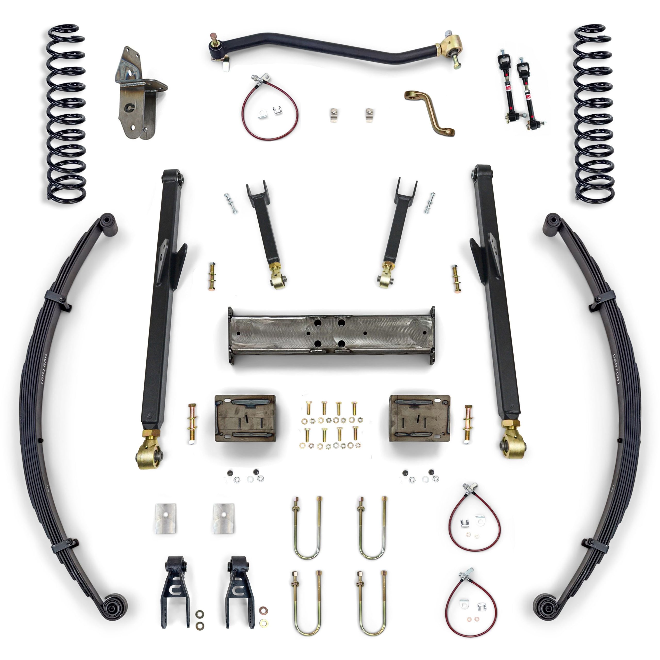 COR-3201031_7-COR Jeep Cherokee 8.0 Inch Long Arm Lift Kit 1984-2001 XJ Clayton Off Road - Image 1