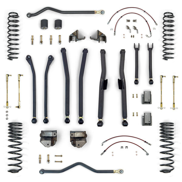 COR-3410025-COR 2020-Present Jeep Gladiator JT Overland Plus 2.5 Inch Long Arm Lift Kit Clayton Off Road - Image 1