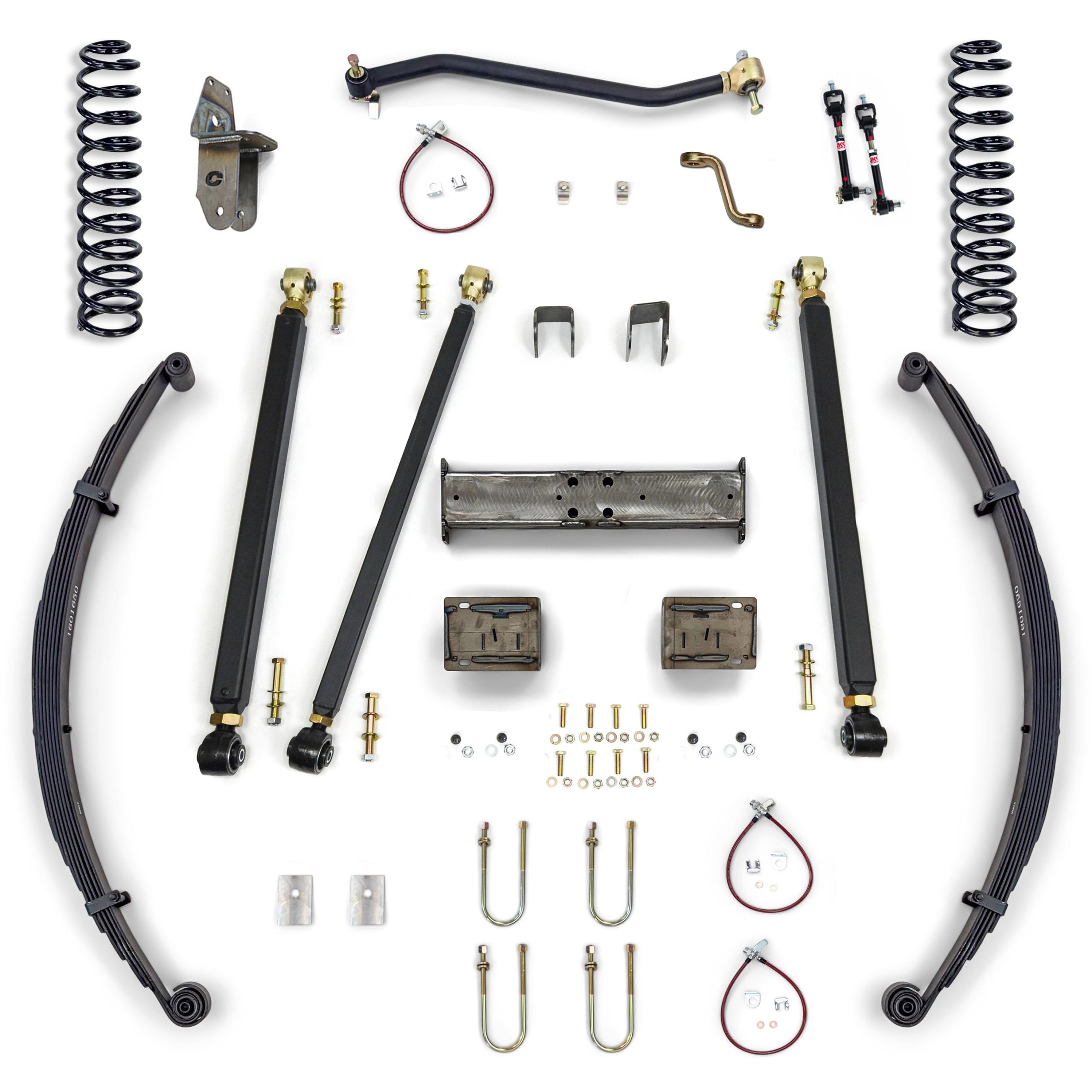 COR-3601021_1-COR Jeep Cherokee 6.5 Inch Pro Series 3 Link Long Arm Lift Kit 1984-2001 XJ Clayton Off Road - الصورة 1