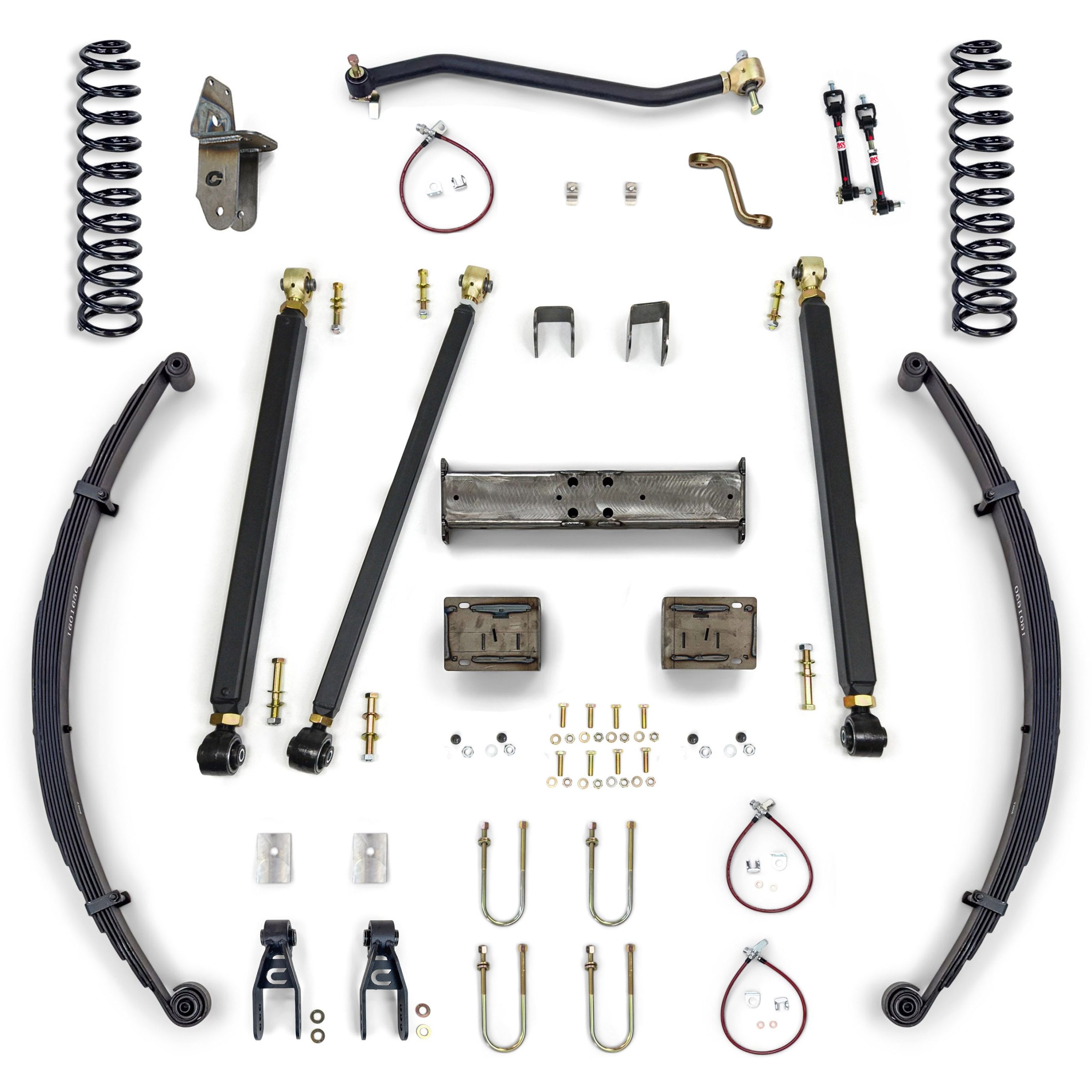 COR-3601031_11-COR Jeep Cherokee 8.0 Inch Pro Series 3 Link Long Arm Lift Kit 1984-2001 XJ Clayton Off Road - Image 1