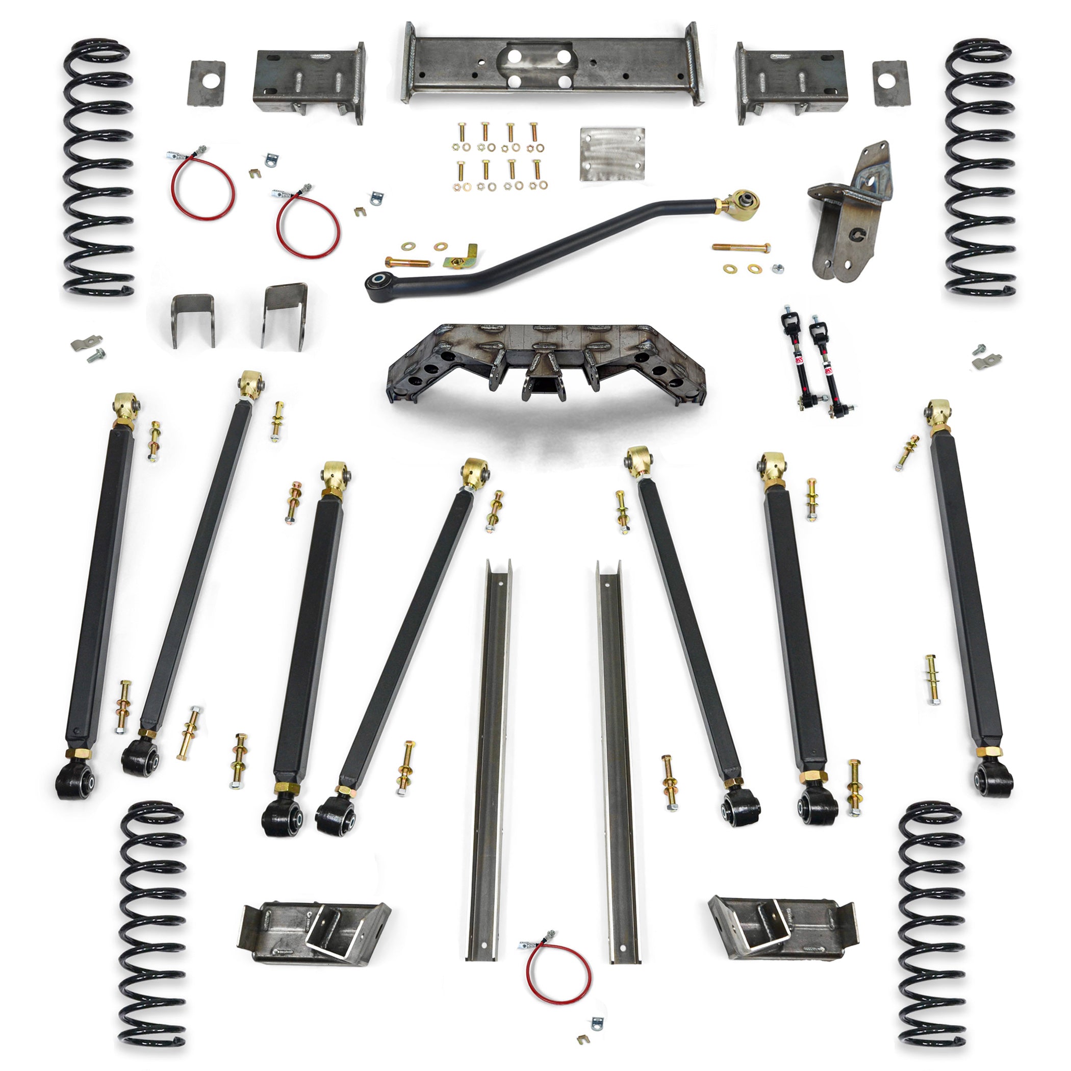 COR-3604002_14-COR Jeep Grand Cherokee 5.0 Inch Pro Series 3 Link Long Arm Lift Kit 1996-1998 ZJ Clayton Off Road - الصورة 1