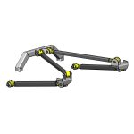 Jeep Wrangler Pro Series Rear Long Arm Upgrade Kit 1997-2006 TJ Clayton Off Road - Image 2