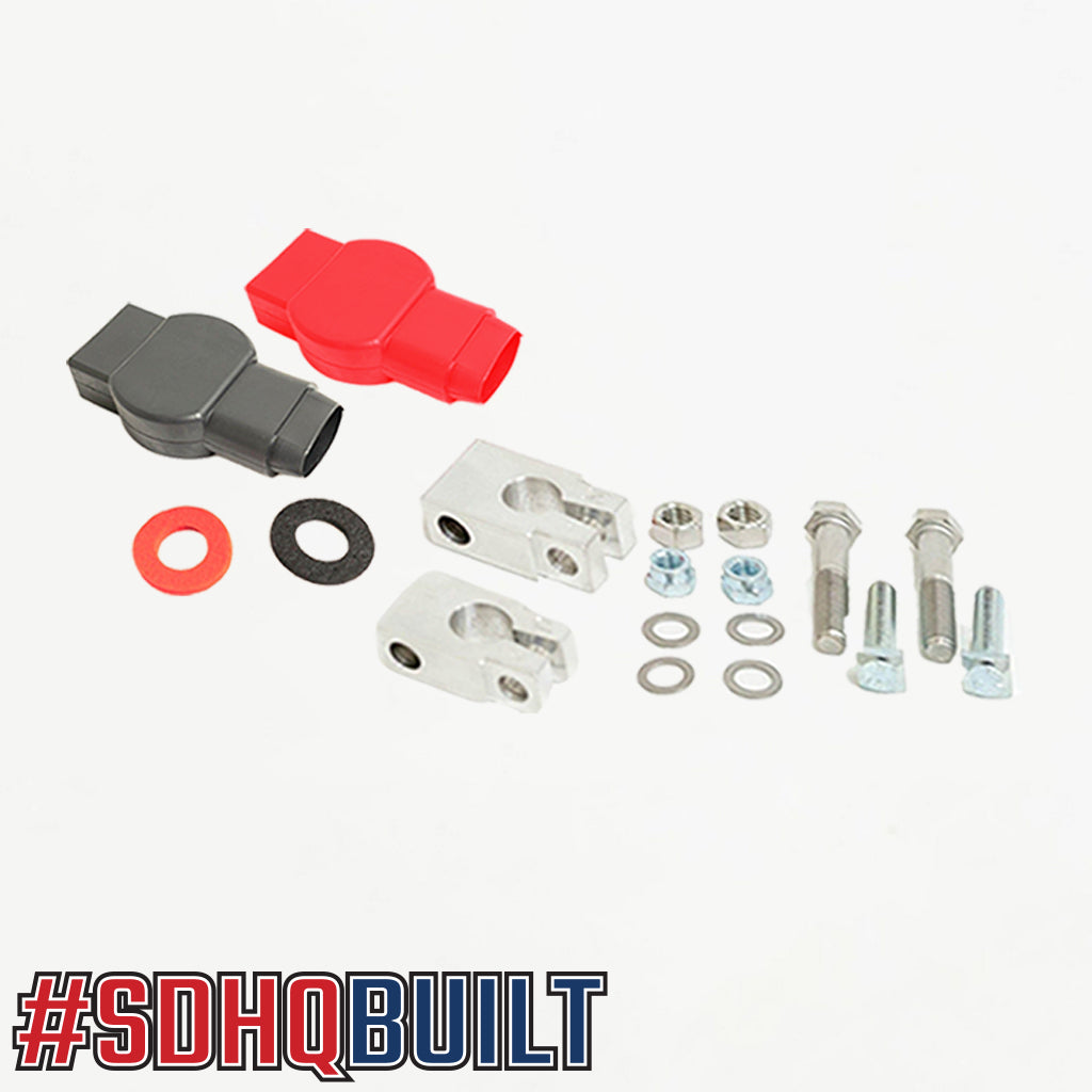 02-3003-C1-JMKL SDHQ Built HD Billet Battery Terminal Kit SDHQ Offroad - Image 1