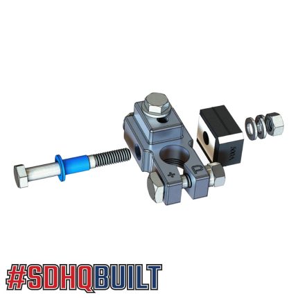SDHQ built 600 أمبير بتلة مجموعة فيوزات طرف البطارية SDHQ Offroad