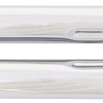 2017-Up Harely Davidson Touring Chrome B.A.M. Sticks Slip On Mufflers Exhaust Pipes with 2.50 Inch Louvered Core Baffles (Medium) and Chrome Straight Cut Tips Tab Performance