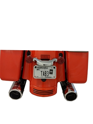 4.5 بوصة كروم B.A.M ستيك كاتم صوت هارلي ديفيدسون تورينج 122-2503 2.50 بوصة درع داخلي مع فتحات (متوسط) أنابيب 4.5 بوصة طرف مشطوف 4.5 بوصة كروم من تاب بيرفورمانس