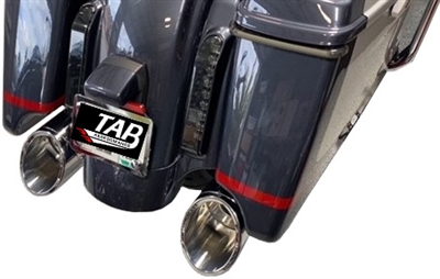 50 Cal 5 Inch Diameter Pipe Slip-On Mufflers 95-16 Harley Davidson Touring Chrome Zombie Baffles (Loud) None Using Stock Cut or Other Tip Tab Performance