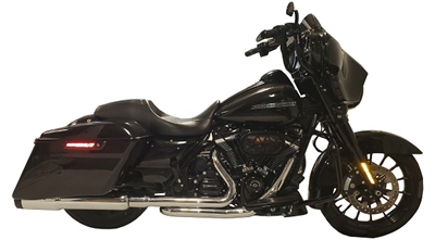 50 Cal 5 Inch Diameter Pipe Slip-On Mufflers 95-16 Harley Davidson Touring Chrome Zombie Baffles (Loud) None Using Stock Cut or Other Tip Tab Performance