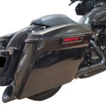95-16 4.5 Inch Black TAB Performance Touring B.A.M. Sticks Exhaust Pipe Mufflers 2.5 Inch Louvered Core Baffles (Medium) 4.5 Inch Black Straight Cut Tip Tab Performance