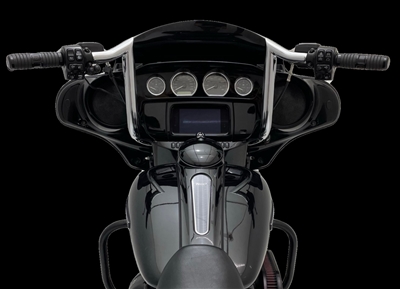 Folsom Prison Handlebars Street/Electra/Ultra Glide & TriGlide Ultra Chrome 12 Inch Tab Performance