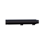 2025 Harley-Davidson Cruiser 2-1 Slip-On Mufflers Black Black Straight Cut Tip Redline Performance Baffle Tab Performance