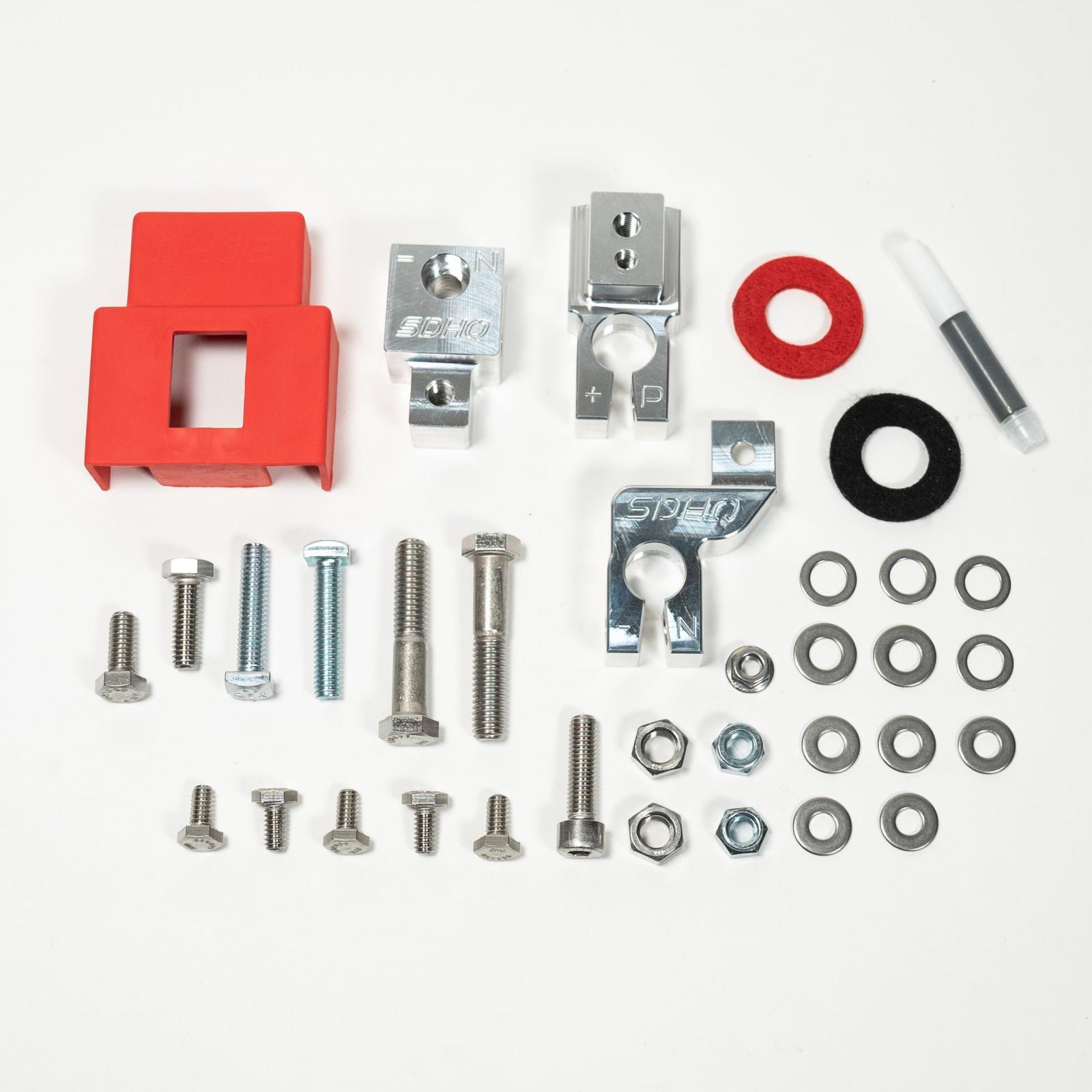 14-3003-G6_8-JMKL 21-Present Ford Bronco Complete Battery Terminal Upgrade Kit SDHQ Offroad - Image 1