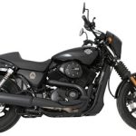 14-21 Harley Davidson Street 500/570 Black Tip Compatible Street Exhaust Pipes 2.25 Inch Louvered Core Baffles (Medium) 4 Inch Black Straight Cut Tip Tab Performance