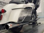 Indian Challenger/Pursuit 2-1 Chrome Zombie Baffles (Loud) 4 Inch Black Slash Cut Tip No Bracket Tab Performance