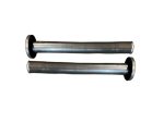 Indian Challenger/Pursuit 2-1 Chrome Zombie Baffles (Loud) 4 Inch Black Slash Cut Tip -With Bracket Tab Performance - Image 5