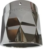 Indian Challenger/Pursuit 2-1 Chrome 2.5 Inch Louvered Core Baffles (Medium) 4 Inch Chrome Straight Cut Tip No Bracket Tab Performance - Image 3