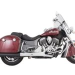 Indian Bagger Black Hard Bag B.A.M. 4.0 Inch Slip On Muffler Sticks Exhaust Pipes with Zombie Baffles (Loud) and Black Slash Cut Tips Tab Performance