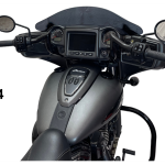 Folsom Prison Series Handlebars for Indian Touring Models Black Handle Bar Height Plus 4 Tab Performance