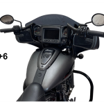 Folsom Prison Series Handlebars for Indian Touring Models Black Handle Bar Height Plus 6 Tab Performance