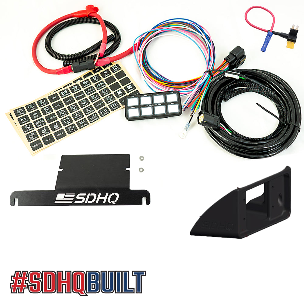 23-1130-JL-JMKL Jeep Switch Pros Keypad Mount For 18-Up Wrangler JL/Gladiator SDHQ Offroad - Image 1