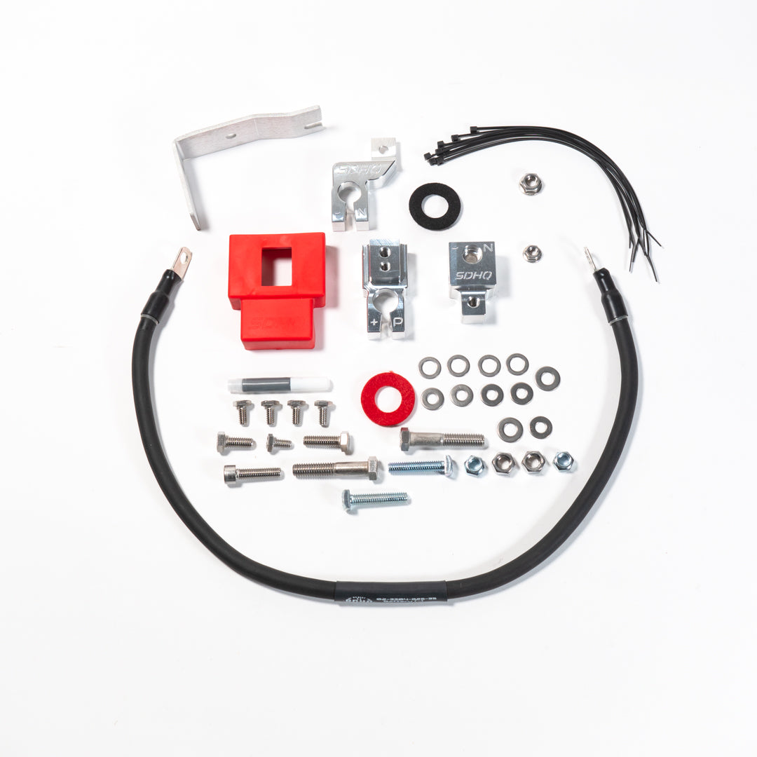 23-3003-EDL-JMKL 18-23 Jeep JL 392 V8 Billet Battery Terminal Kit SDHQ Offroad - Image 1