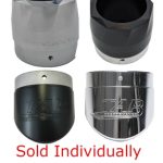 22-Up Indian Chief 3.5 Black Tip Slip On Muffler Compatible Exhaust Pipes 2.25 Inch Louvered Core Baffles (Medium) 3.5 Inch Chrome Billet Aluminum Twist End Cap Tab Performance