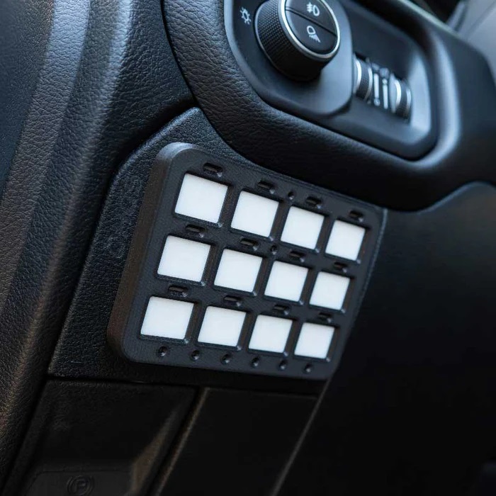 31-1135-G5-JMKL 19-Present Ram 2500/3500 Indigo Lasered 9100/RCR12 Switch Pro Keypad Mount SDHQ Offroad - Image 1