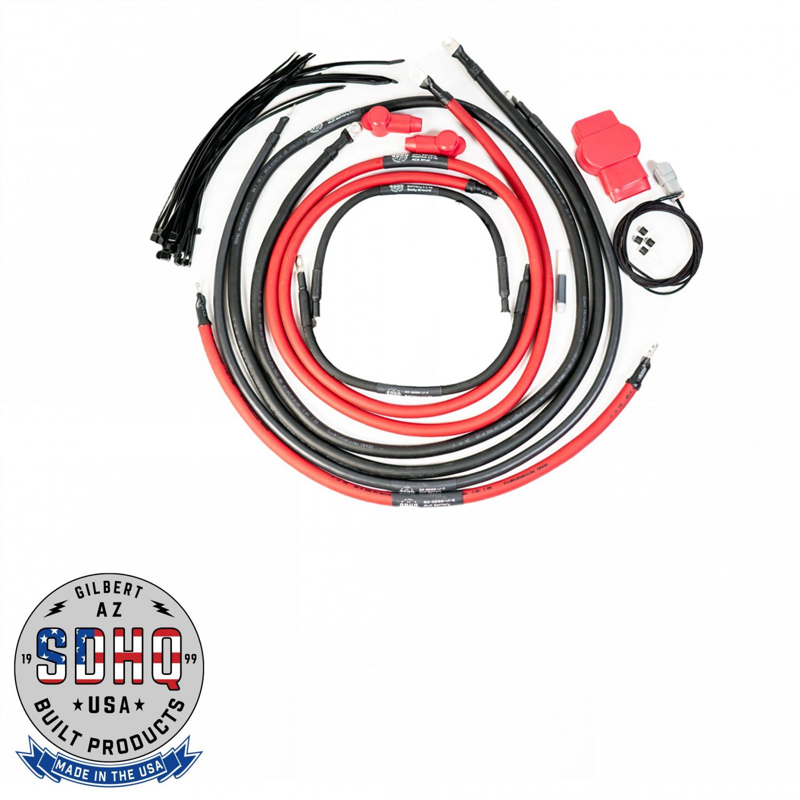 50-3002-U1_5-JMKL Toyota Dual Battery Cable and Hardware Kit SDHQ Offroad - الصورة 1