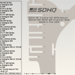 14-21 Tundra Behind The Grille Light Mount SDHQ Offroad
