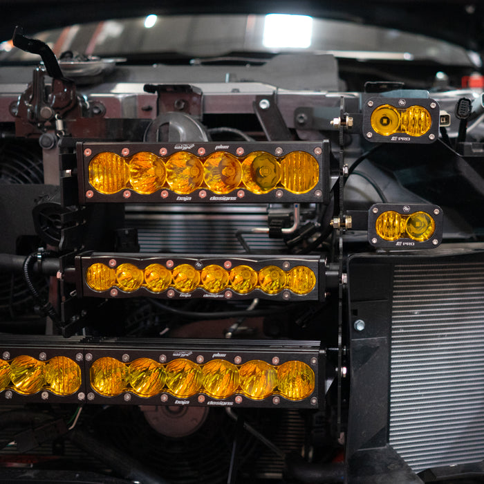 53-1202-XK70_3-JMKL 22-Present Tundra Behind The Grille Light Bar Mount For Baja Designs S2 Lights SDHQ Offroad - Image 1