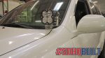 Lexus A Pillar Mounts for 03-09 Lexus GX470 Bolt On Steel Black Powdercoat SDHQ Offroad - Image 6