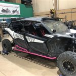 Can-Am Maverick Maverick X3 Rock Slider Red 4 Seater Tab Performance