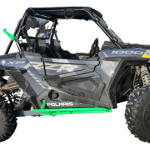 Polaris RZR/General Rock Sliders Raw Coating Done by Buyer 2 Seater Tab Performance