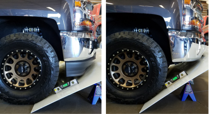 16-18 Silverado Stock Bumper Skid Plate Retains OEM Tow Hooks With Oil Pan Skid SDHQ Offroad