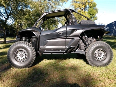 2020-2022 Kawasaki Teryx KRX 1000 Rock Sliders Black 2 Seater Tab Performance