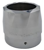 3.5 inch Exhaust Tips Chrome Billet Aluminum Twist End Cap Each Tab Performance - Image 2