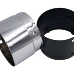 Tip Compatible Exhaust Extensions Black 4.5 Inch For installation in 4.5 Inch TAB Performance Tips Tab Performance
