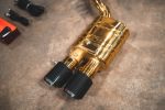 2010-2016 Audi B8, B8.5 S4, S5 3.0, 4.2L Catback T304 Stainless Steel Finished in Anodized Gold, Carbon Fiber 3.5 Inch Outlet Tips Valvetronic Designs - Image 2