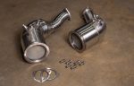 ⁦400-cell catted downpipes for Audi C8 RS6 / RS7 4.0T⁩ - الصورة ⁦2⁩