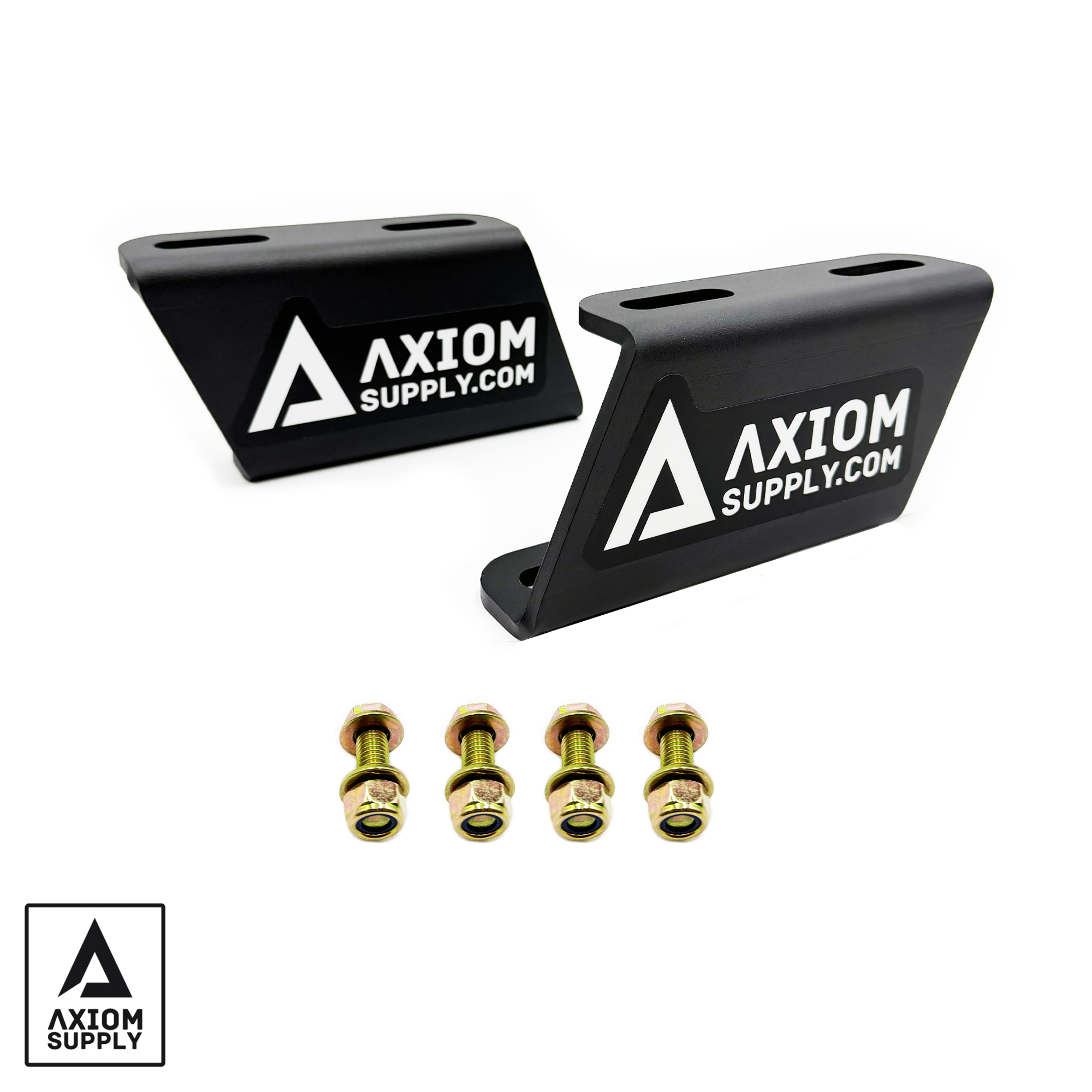AXFDSWD1-XXVEZ Front Sway Bar Drop Bracket Kit For 2008–2026 Ford F250/F350 Superduty 4WD Axiom Supply - الصورة 1