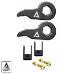 Leveling Kit Stage 1 For 99-06 Silverado/Sierra 2500/3500 HD 6 Lug Torsion Key and Shock Spacer Kit Up to 2 Inch Front Lift Axiom Supply