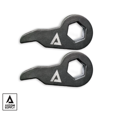 Torsion Key Leveling Key Set Up to 2 Inch Front Lift Fits 01-10 Silverado/Sierra 2500/3500 and Hummer H2 Axiom Supply