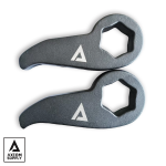 Torsion Key Leveling Key Set Up to 2 Inch Front Lift Fits 20-26 Silverado/Sierra 2500/3500 and Hummer H2 Axiom Supply