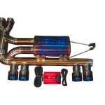 2001-2007 BMW E46 M3 3.2L Catback Grade 5 Titanium 3.25 Inch Outlet Tips Valvetronic Designs