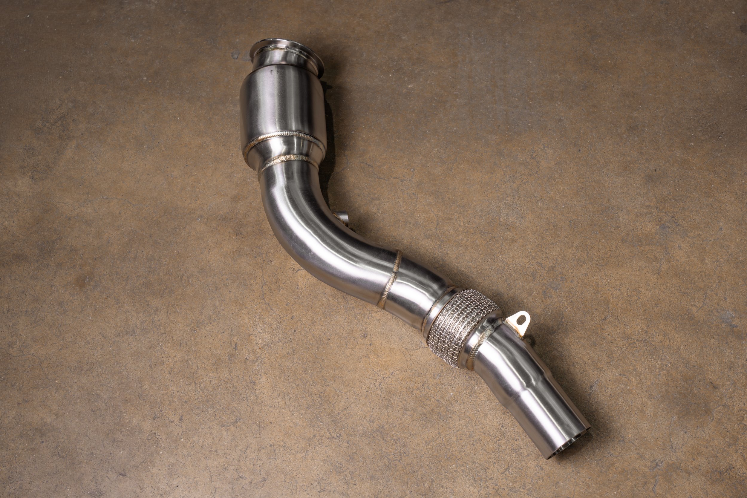 BMW.F8X.M2C.M3.M4.FF.400C.BR_10-JZYF 400-cell catted downpipes for BMW F80 M3 / F82 M4 / M2C - الصورة 1