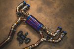 2018-2023 BMW F90,F92 M5,M8 4.4L Catback Grade 5 Titanium Titanium 4.0 Inch Outlet Tips Valvetronic Designs - Image 3
