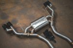 2018-2025 BMW G01, X3,X4 M40i 3.0L Catback T304 Stainless Steel Black 3.5 Inch Outlet Tips Valvetronic Designs - Image 5