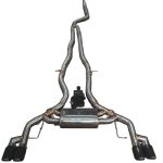 2018-2025 BMW G01, X3,X4 M40i 3.0L Catback T304 Stainless Steel Carbon Fiber 3.5 Inch Outlet Tips Valvetronic Designs